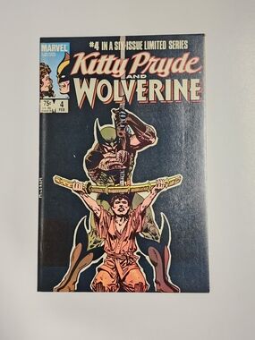 Vintage Kitty Pryde and Wolverine #4 (1985) Marvel - 1.00 Canadian Variant